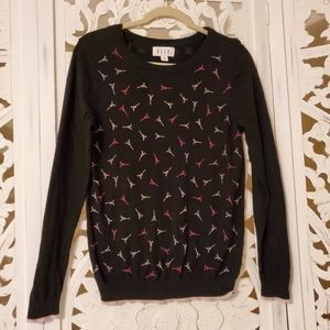 Elle Eiffle Tower Sweater | Size M